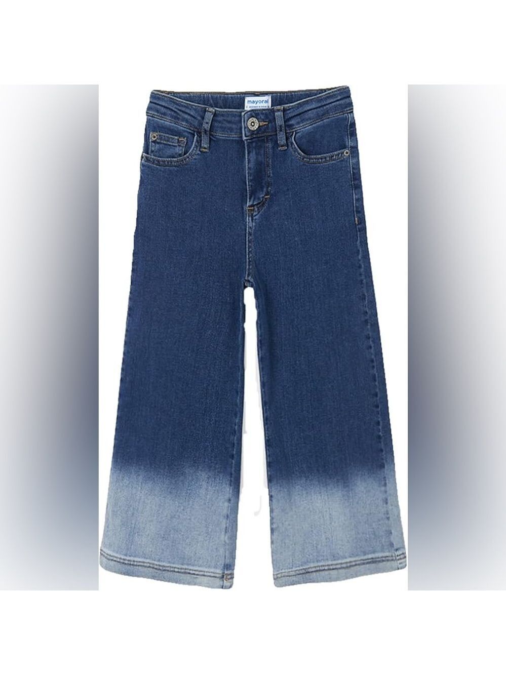 Size 12 Girls Mayoral Kids Gradient Blue Jeans